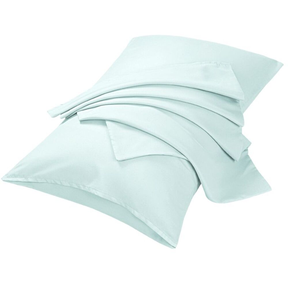 2 Packs Pillow Cases Double Brushed Microfiber King(20"x36") Light Grey